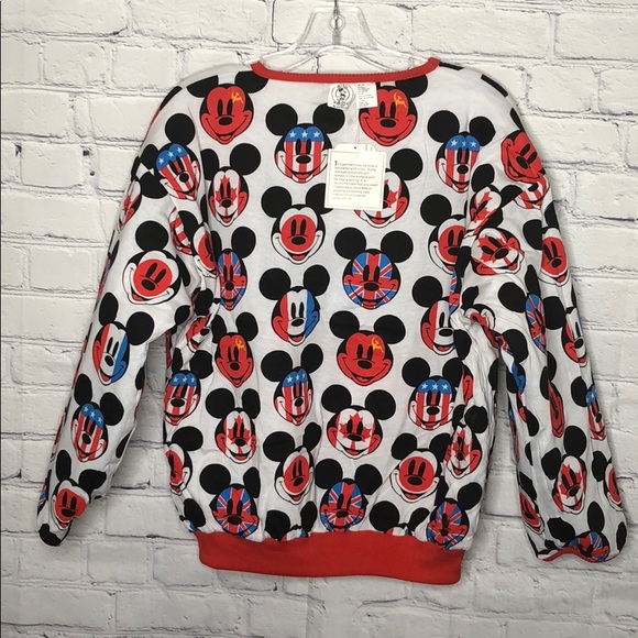 VTG MICKEY & CO MICKEY PUFFY REVERSIBLE SWEATSHIRT - Picture 8 of 8